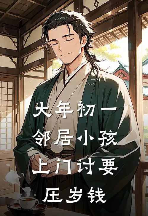 大年初一，邻居小孩上门讨要压岁钱