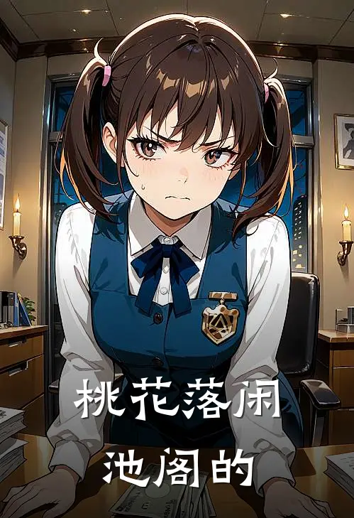 桃花落闲池阁的