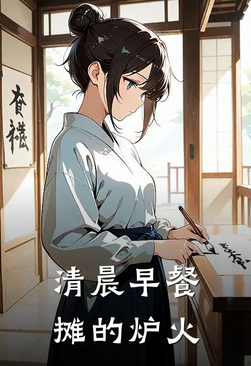 清晨早餐摊的炉火